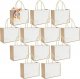 12pcs Tote Bags with Handle Bridesmaid Wedding Favors Women Gift Bag Welcome Bulk Reusable Tote for Beach Shopping