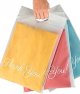 Sandblasted T-shirt bag, 10x13, 100 sets of clothing transportation bags, thank-you bags, packaging bags, small business bags, transport bags with handles